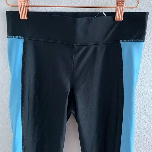 Under Armour Heat Gear Compression Active Pants Tights Leggings Black Blue M - Picture 3 of 7
